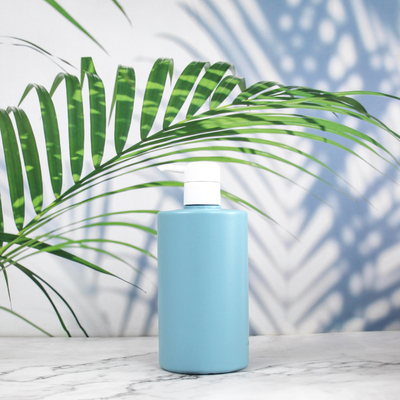 শ্যাম্পু এবং কন্ডিশনার জন্য 500ml HDPE কসমেটিক বোতল হ্যান্ড ওয়াশ বডি মিল্ক বোতল খালি প্লাস্টিকের বোতল